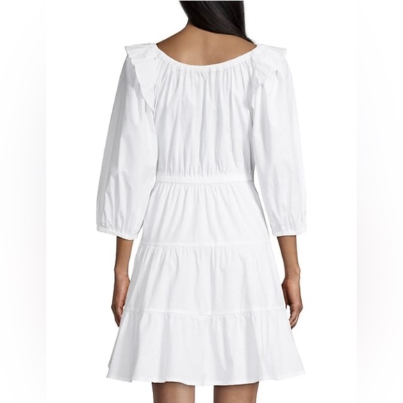 NEW Rachel Parcell white cotton dress tiered size 10 - Picture 2 of 3